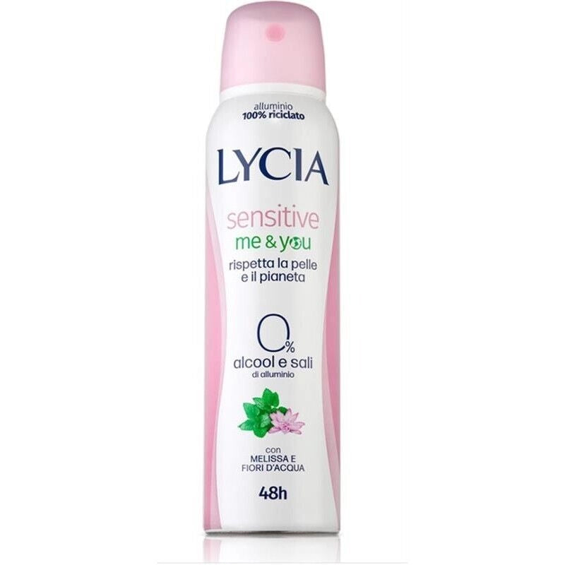 LYCIA DEODORANTE SPRAY  IN FORMATO DA 150 ML SENSITIVE