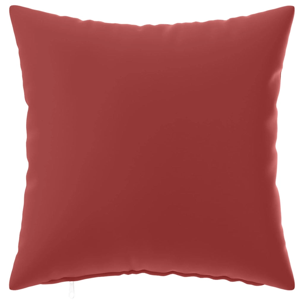 Federa 2 pcs HEERLEN Rosso Vino 30 x 30 cm Poliestere 907527
