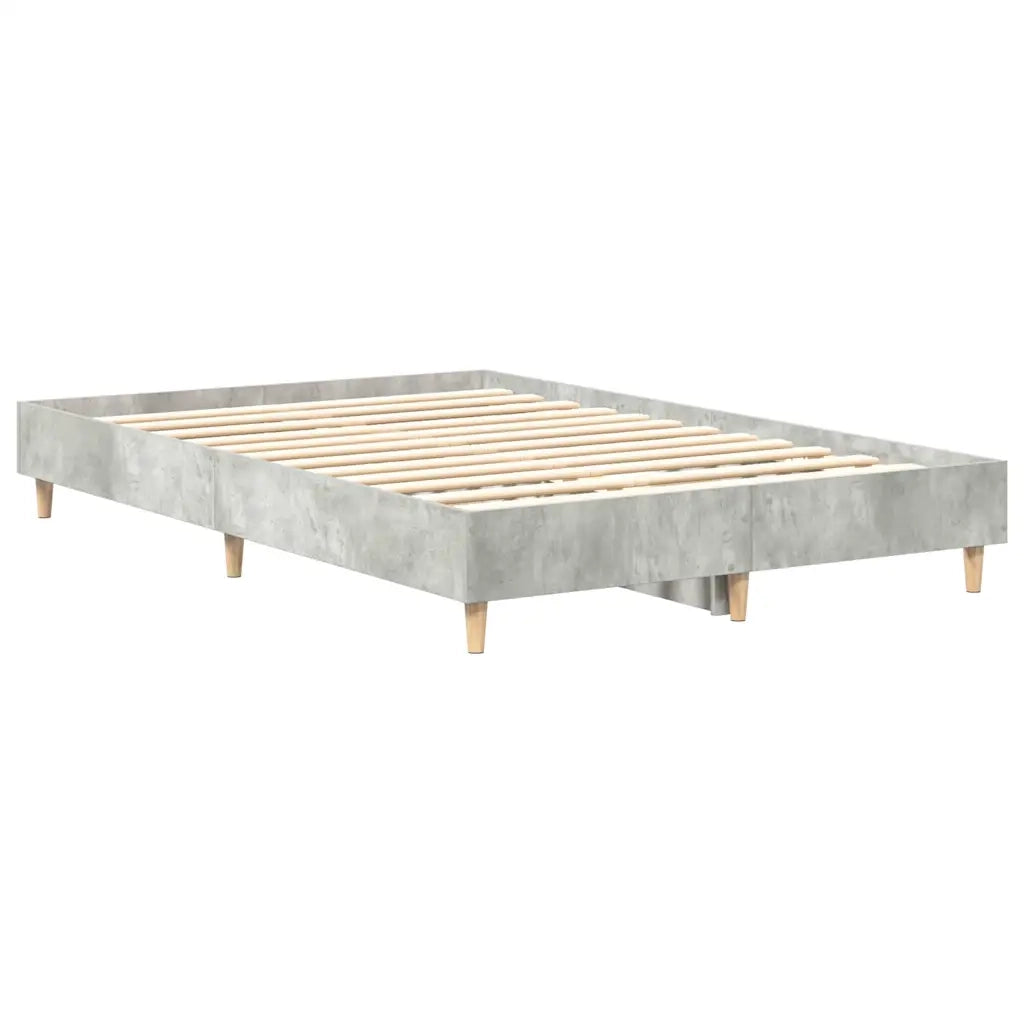 Struttura del letto-Giroletto Grigio cemento 193 x 123 x 25 cm