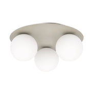 Lampada da soffitto SOLAR 3xE14 vetro beige Emibig