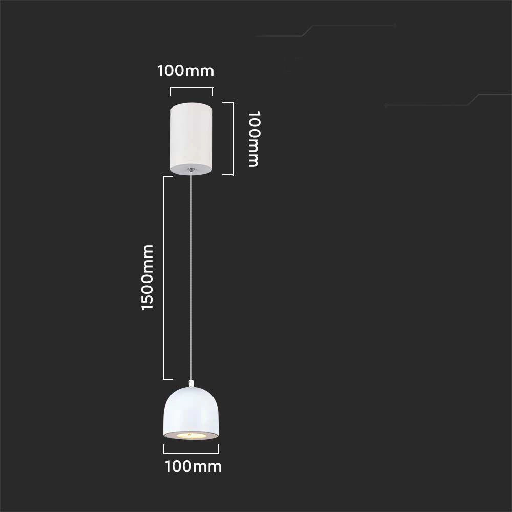 Lampada a sospensione LED 3000K touch bianca V-TAC VT-7795