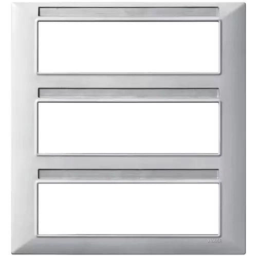 VIMAR PLANA - PLACCA 21M ARGENTO OPACO
