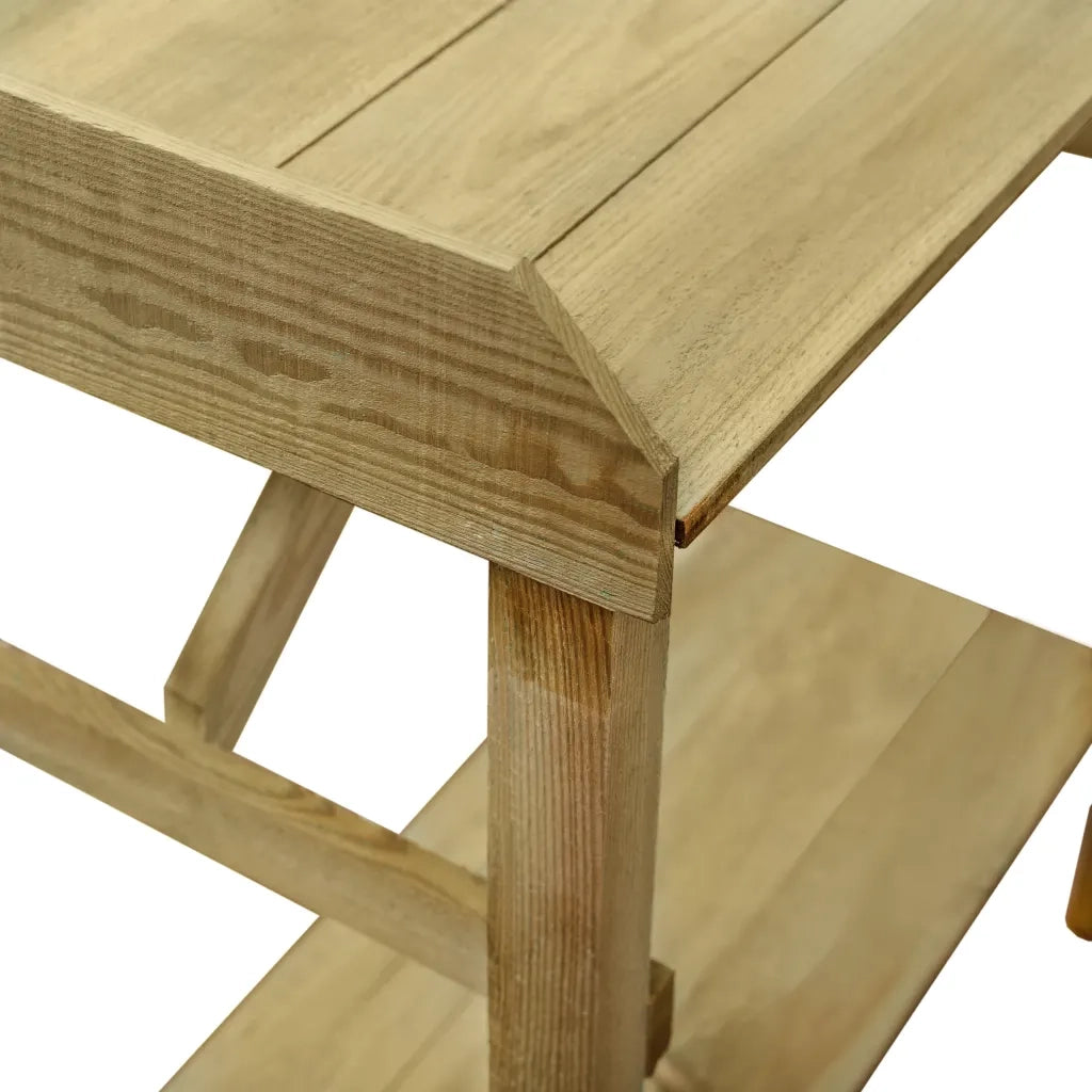 Tavolo da Lavoro da Giardino in Legno Impregnato 75x40x90cm 45302