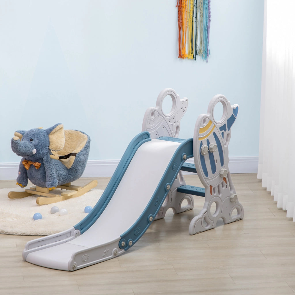 Scivolo Bambini Spaziale con Scale ¨C Zephmum ¨C 157x46.5x80 cm