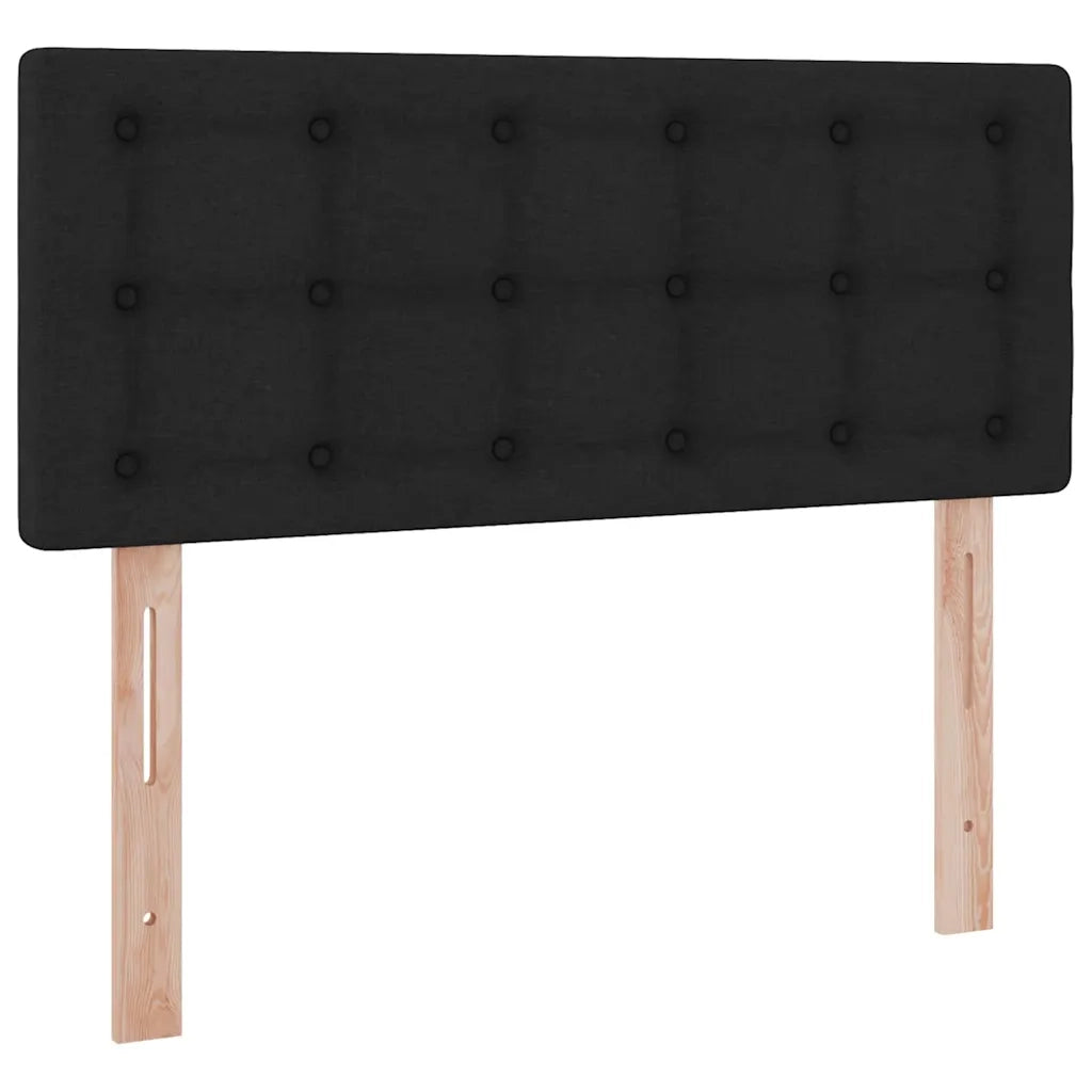 Letto con contenitore e materasso Nero 120 x 200 cm 3370628