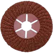 DISCO SEMIFLESSIBILE AL CORINDONE Ø 115x22 mm - grana 60 - 25 pezzi- MOLITAL