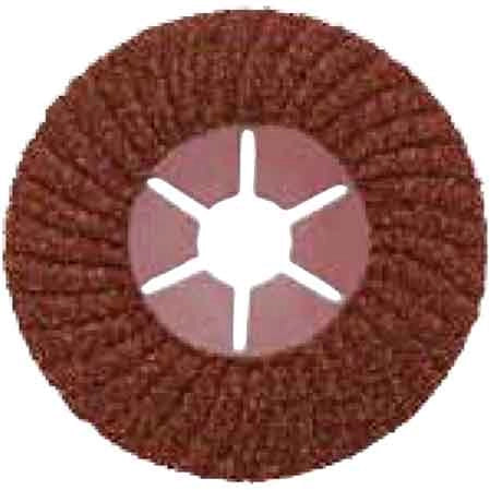 DISCO SEMIFLESSIBILE AL CORINDONE Ø 115x22 mm - grana 60 - 25 pezzi- MOLITAL