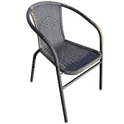 Sedia poltrona metallo / rattan pz.2 mod. Spritz