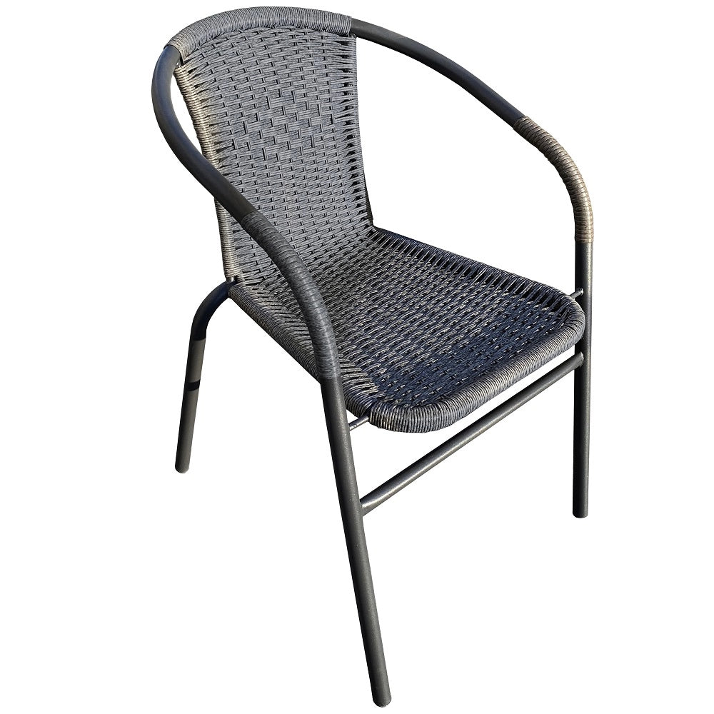 Sedia poltrona metallo / rattan pz.2 mod. Spritz
