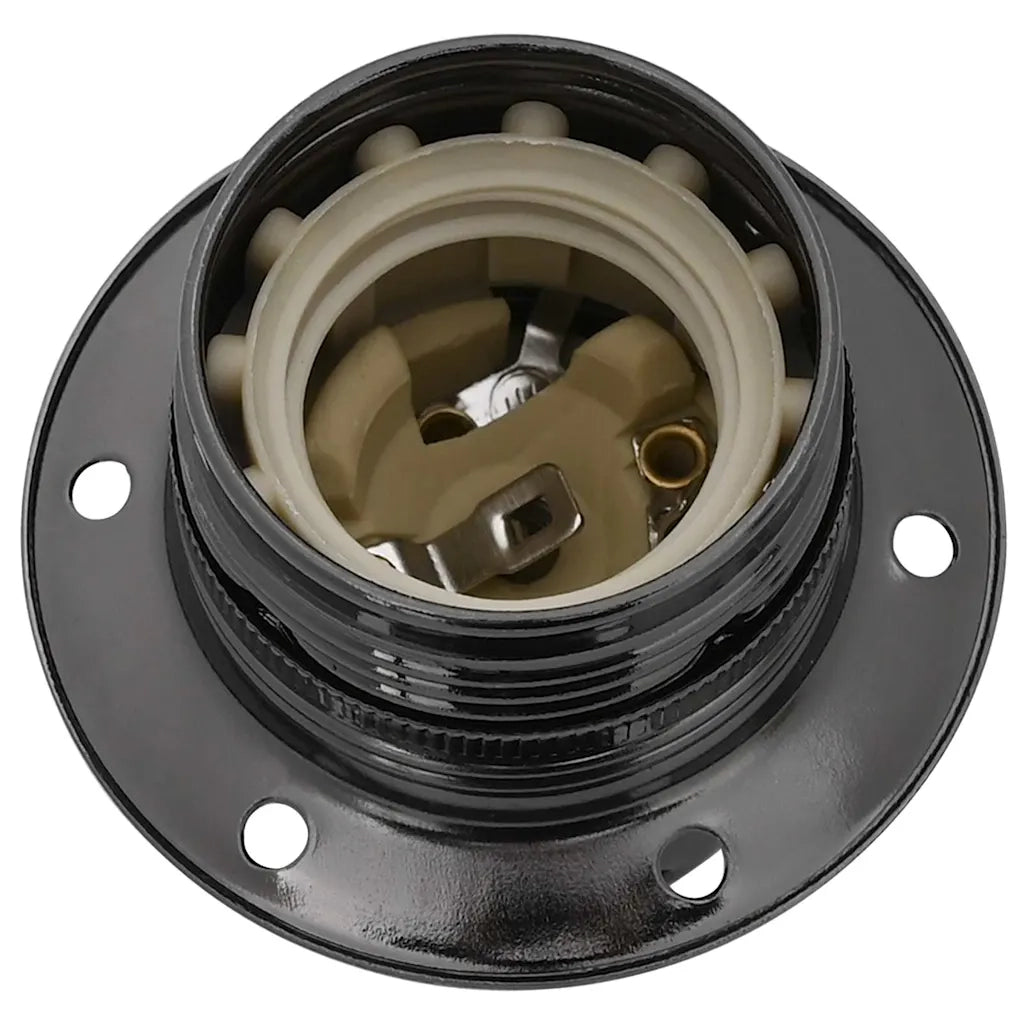 Portalampade 2 pz Nero Lucido E27 CFW5185789