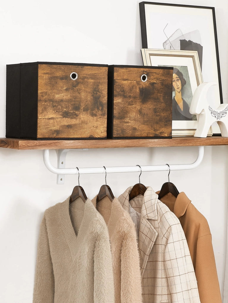 VALORA Organizer per armadi e cassetti - Marrone rustico x6 RFB102B01