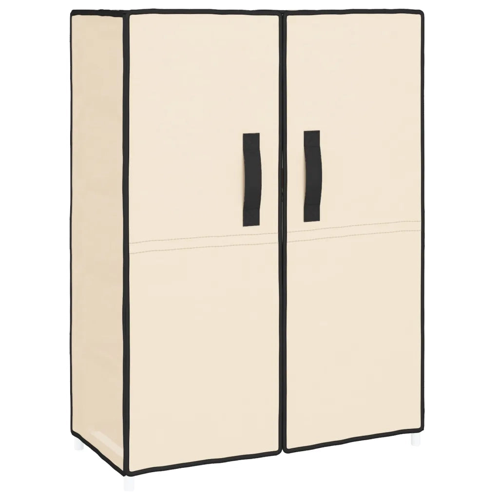 Scarpiera | Mobile per scarpe Crema 60x28x90 cm Tessuto