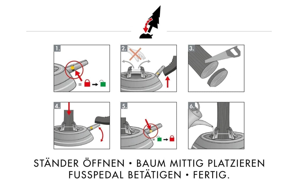 Krinner 94001 Vario Classic Supporto per Albero di Natale fino a 236 cm Diametro Base 39 cm colore Verde