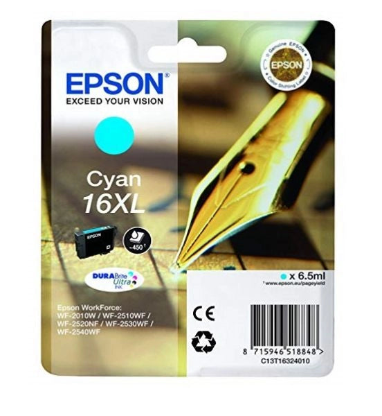 Epson Pen and crossword Cartuccia Penna e cruciverba Ciano Inchiostri DURABrite Ultra 16XL
