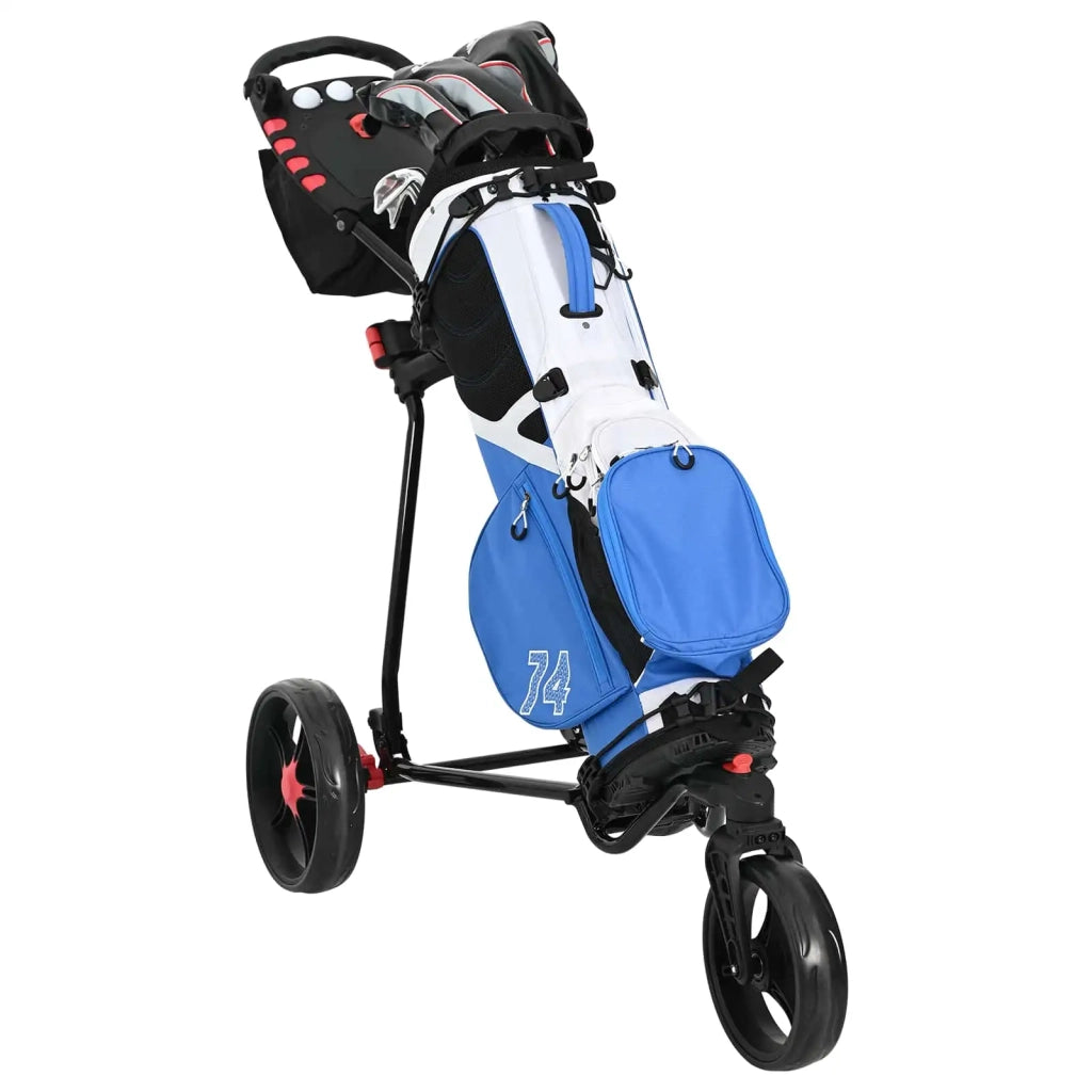 Carrello da golf Nero 110 x 60 x 132 cm Ferro 42033586