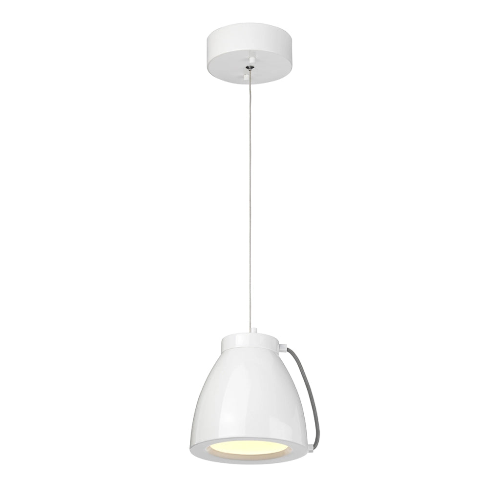 Sospensione LED moderna bianca Ø18cm 18W Elstead Europa