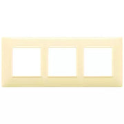 VIMAR PLANA - PLACCA 6M (2+2+2) INT57 CREMA