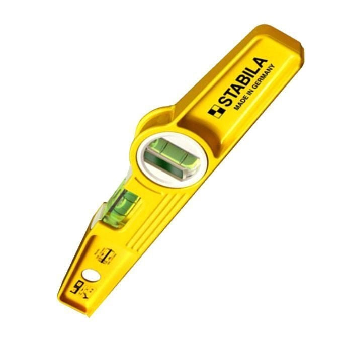 Stabila 02505 81S Livella Trapezoidale in Alluminio 80 cm 2 Bolle Precisione 0,5 mm-m colore Giallo