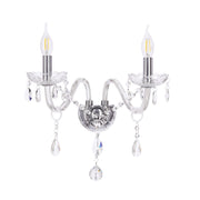 Applique doppia Cristallo glamour 2x40W E14 Candellux