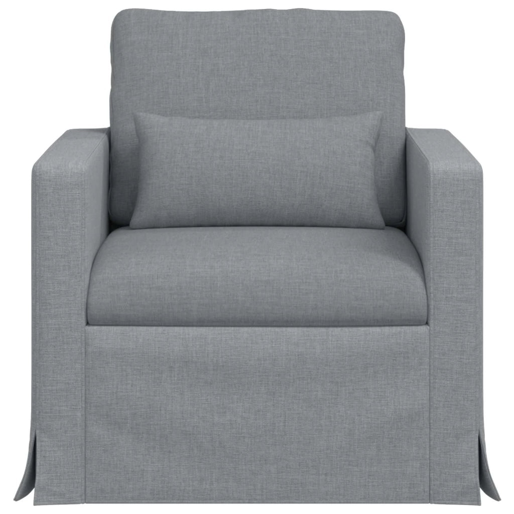 Divano Grigio chiaro 78 x 78 x 80 cm Tessuto 42024348