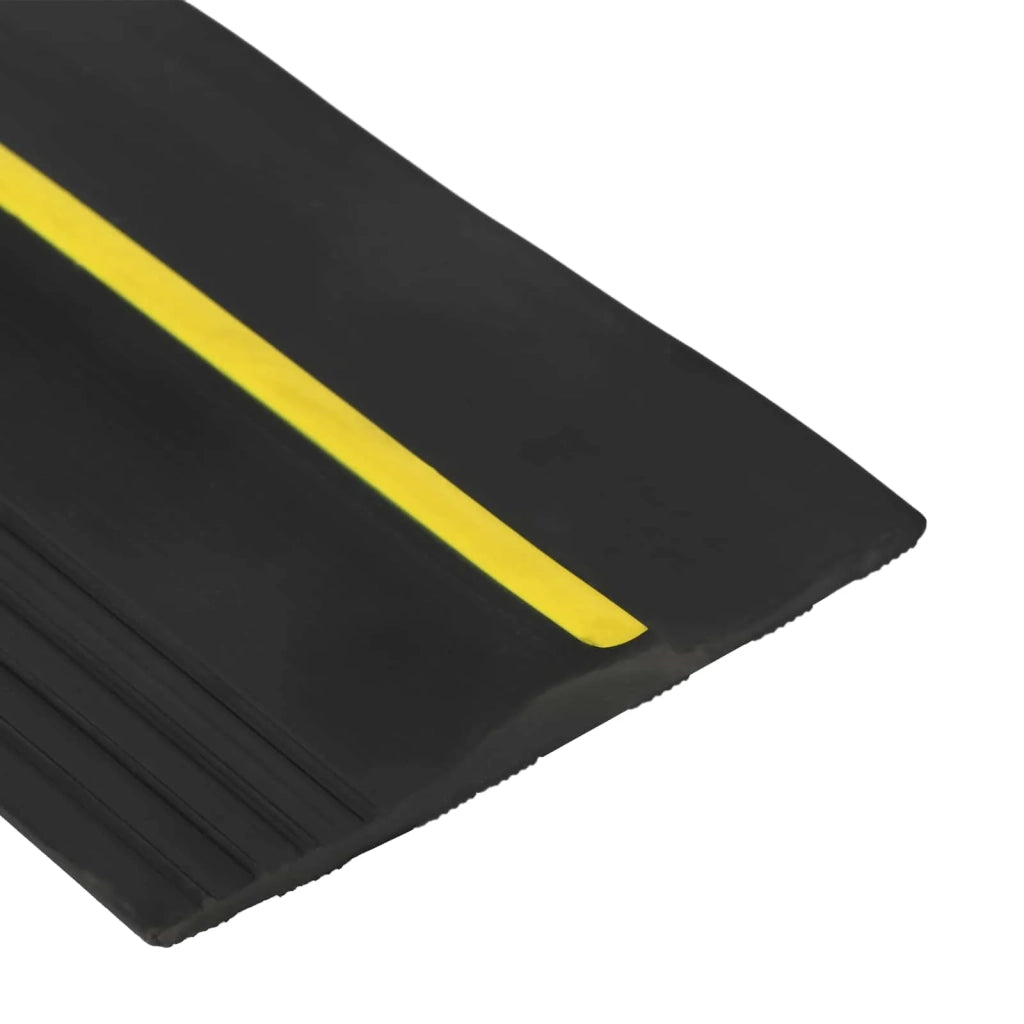 Guarnizione per pavimento del garage Nero e Giallo PVC 42038287