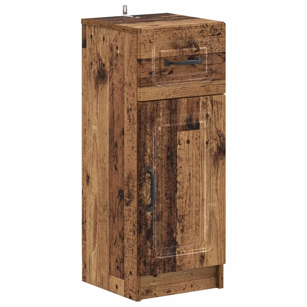 Set di armadietti da bagno in 3 pezzi UTRECHT Legno antico 3417817