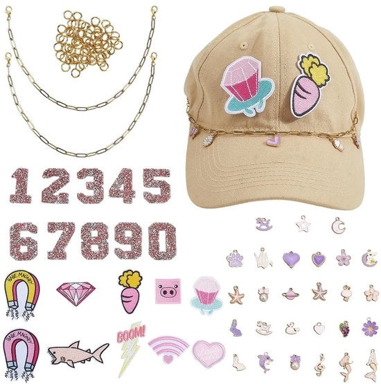 Kit di accessori per cappello da 155 pezzi per DIY