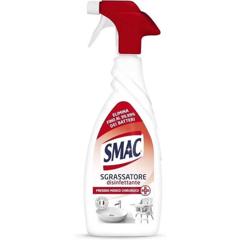 SMAC SPRAY SGRASSATORE 650 ML DISINFETTANTE CON CANDEGGINA