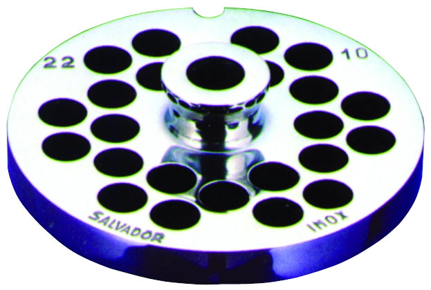 TRAFILA PER TRITACARNE Inox per PORKERT e REBER n° 22 ( EE ?  45 - 118 fori)