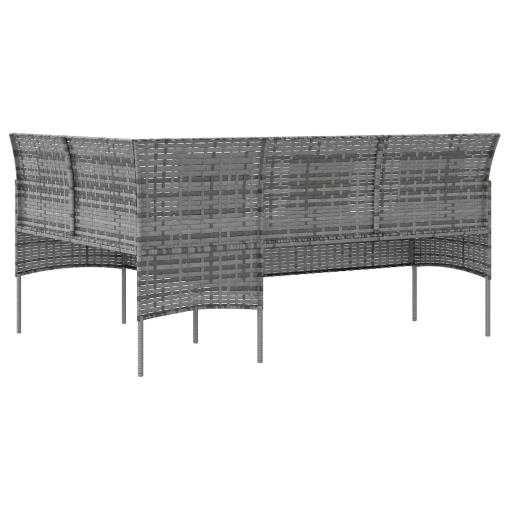 Set divano a L 5 pezzi con cuscini in vimini resinato grigio 02_0013558