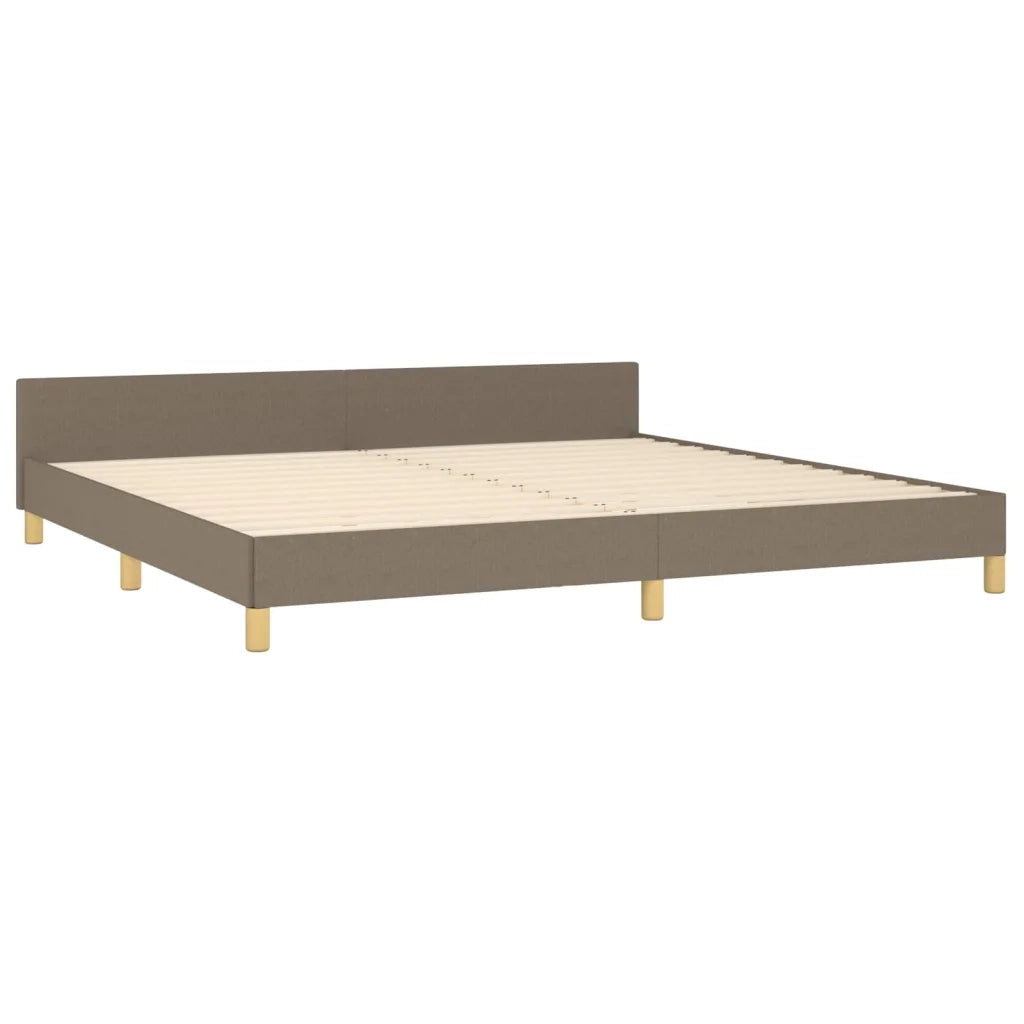 Giroletto senza Materasso Tortora 200x200 cm in Tessuto 3124923