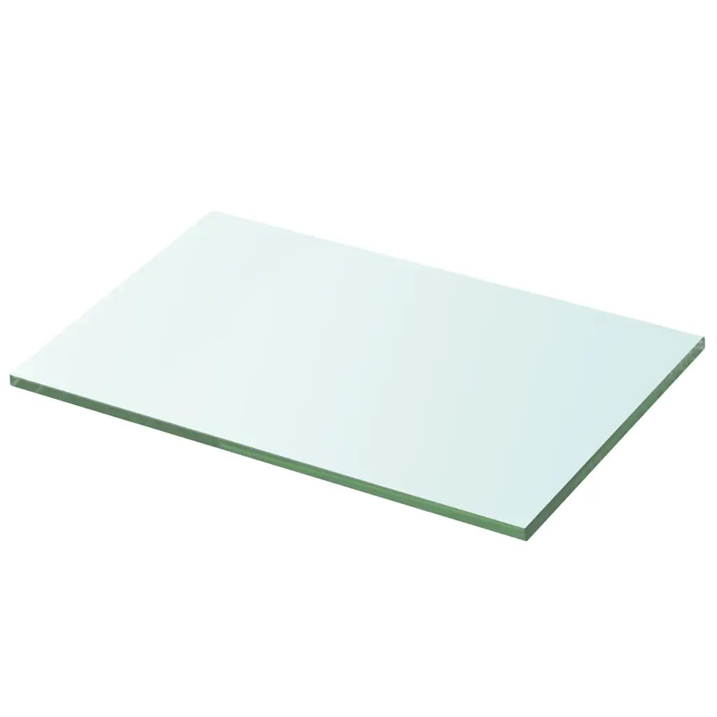 2 pz Mensole | Ripiano | Scaffale in Vetro Trasparente 30x15 cm