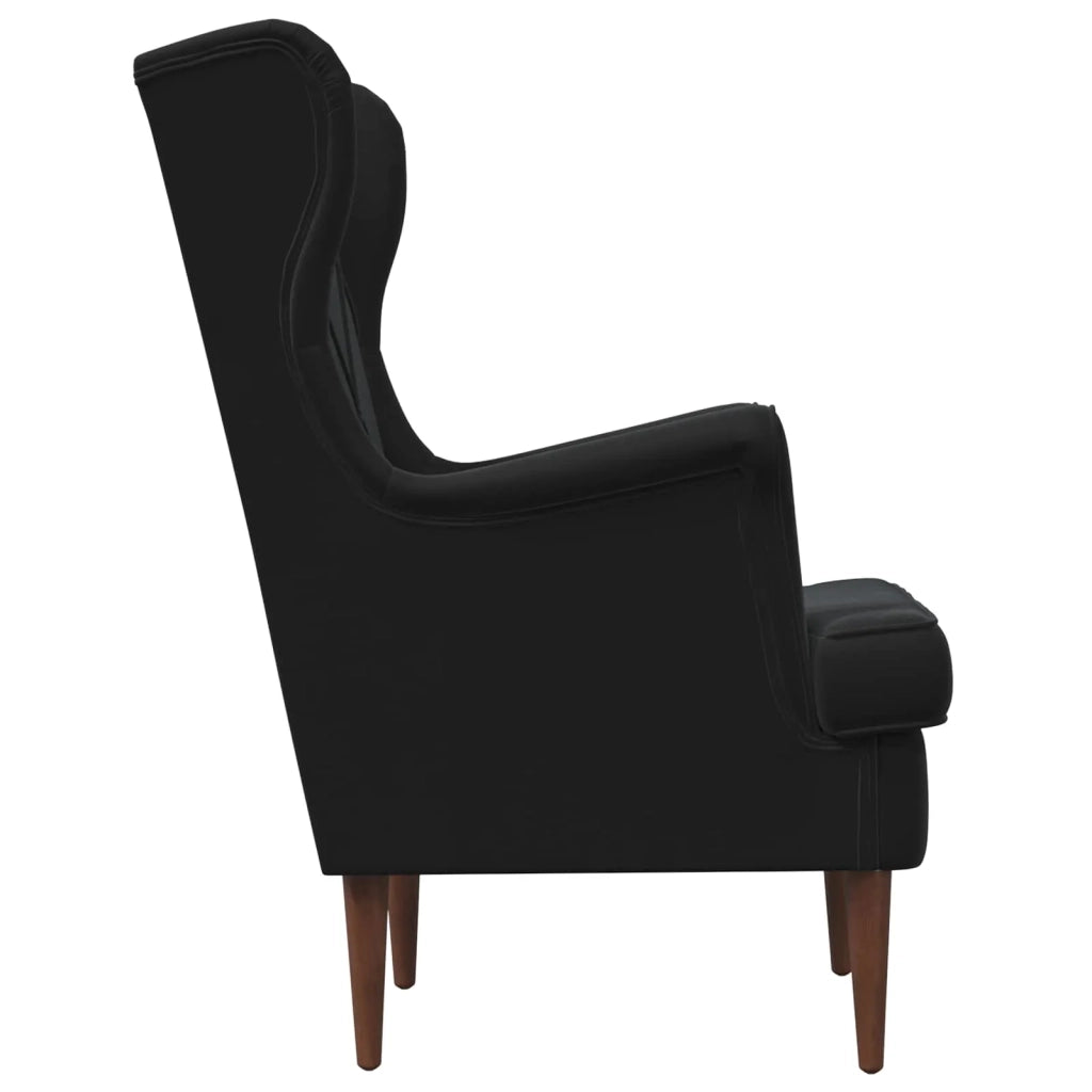 Poltrona | Sedia Relax Nero Velluto