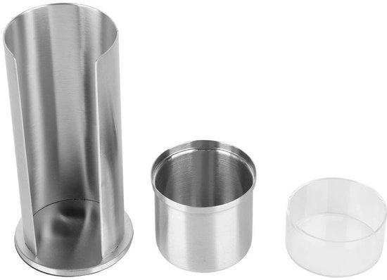 Organizzatore di Cosmetici - Scatola di Ricarica - Acciaio Inossidabile Duraturo - Sostegno Decorativo per la Stanza da Bagno - Design Rimovibile - Adatto per Cosmetici...