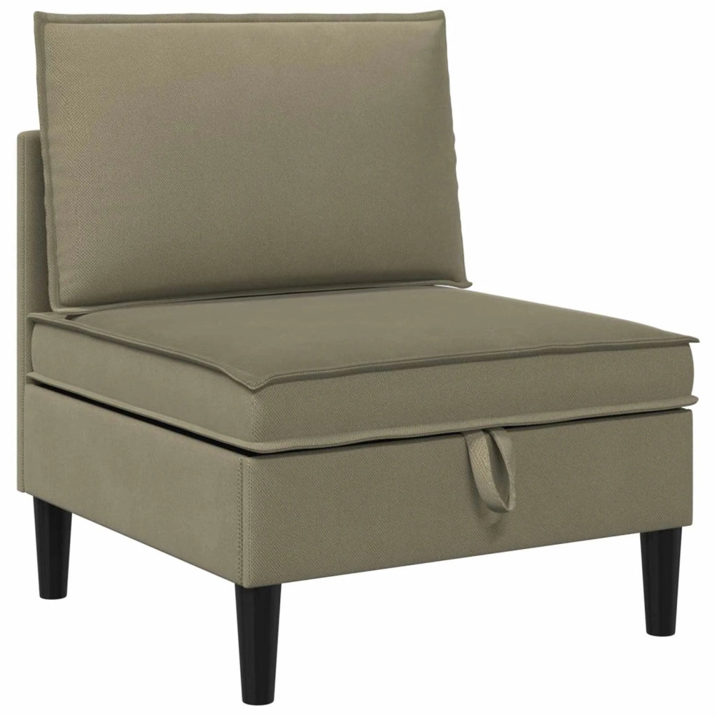 Divano Medio con Storage Cachi Velluto 42027118