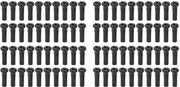 Spakenmoeren 80 Stuks - 14mm per Spaken Hoed - Adatti per 14G Spaken - Fermo in Acciaio Durissimo - Leggero e Compattibile - Spakenkapjes