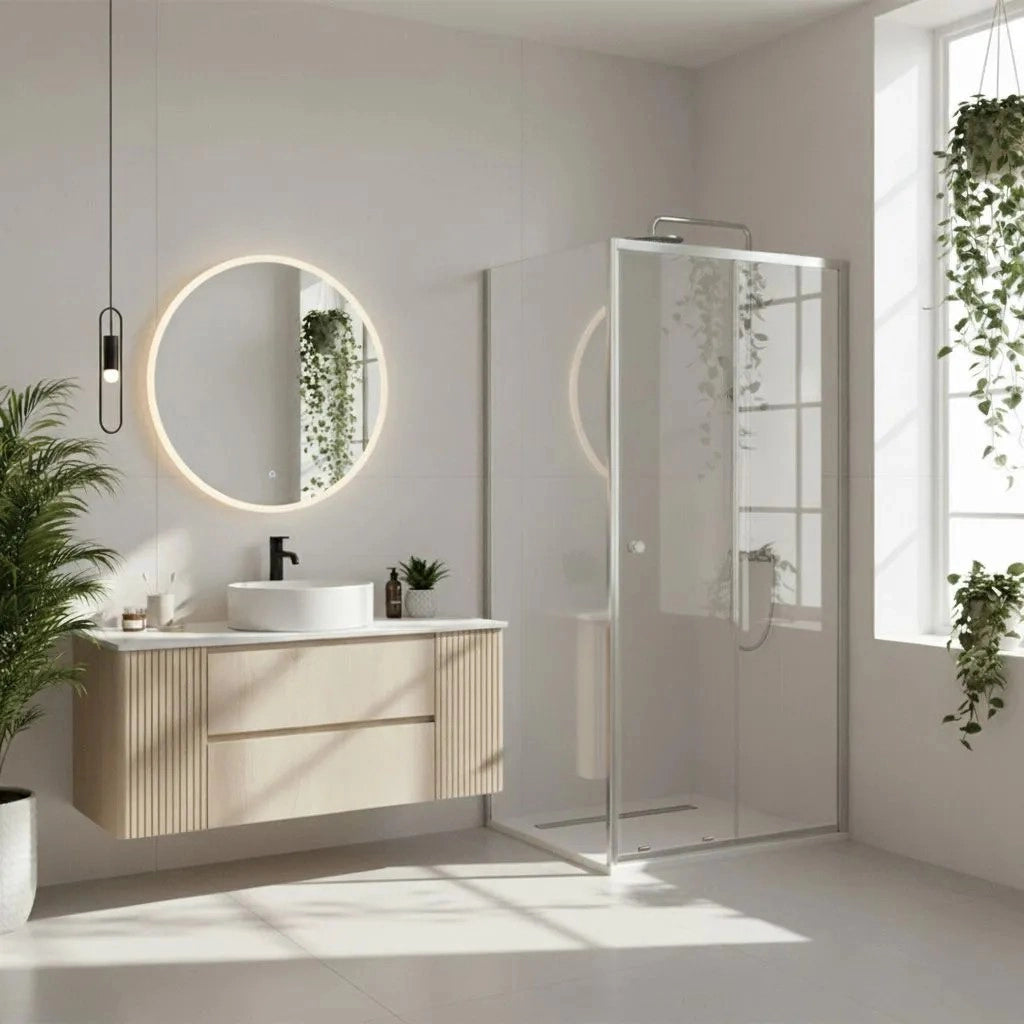 Cabina Doccia Rea Primo Slide 120x80 Chrome