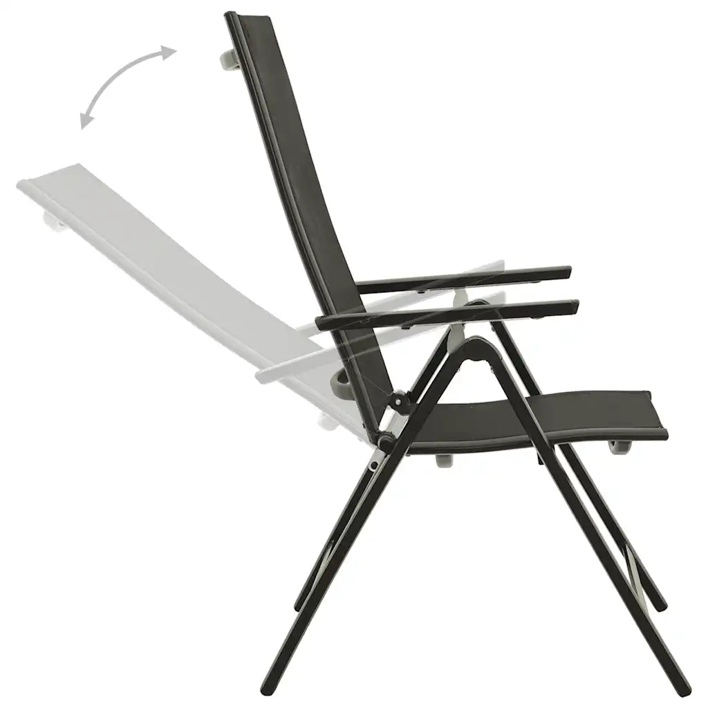 Set da Bistrot 5 pz Nero e Antracite 3070658