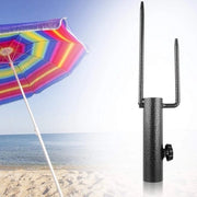 Supporto per ombrellone in acciaio inossidabile - Per giardino/sport/pic nic - Resistente a perdite e crepe - Base per ombrellone con piede