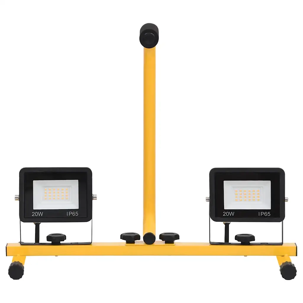 Faretto a LED con Maniglia 2x20 W Bianco Freddo 149649