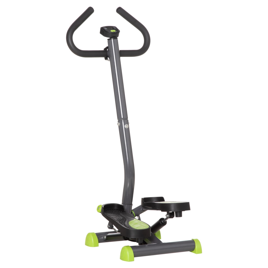 Stepper con manubrio ¨C Minimal ¨C Nero Grigio Verde 55x44x108 cm