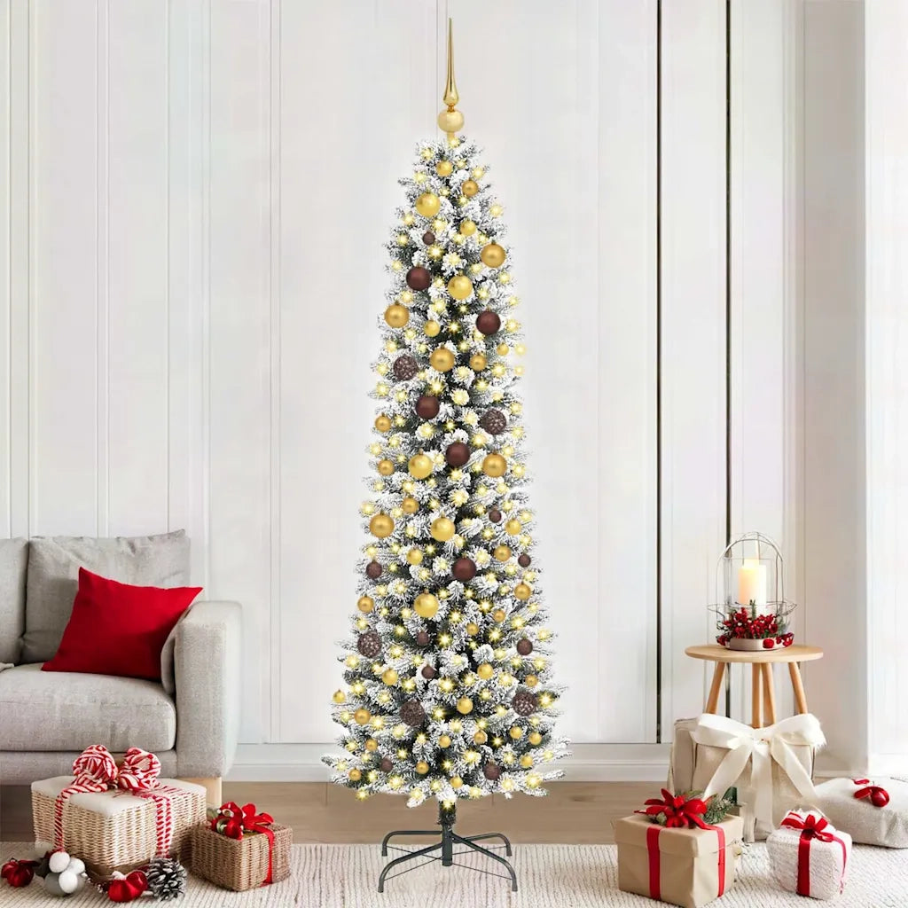 Albero di Natale artificiale Bianco 210 cm 3396114