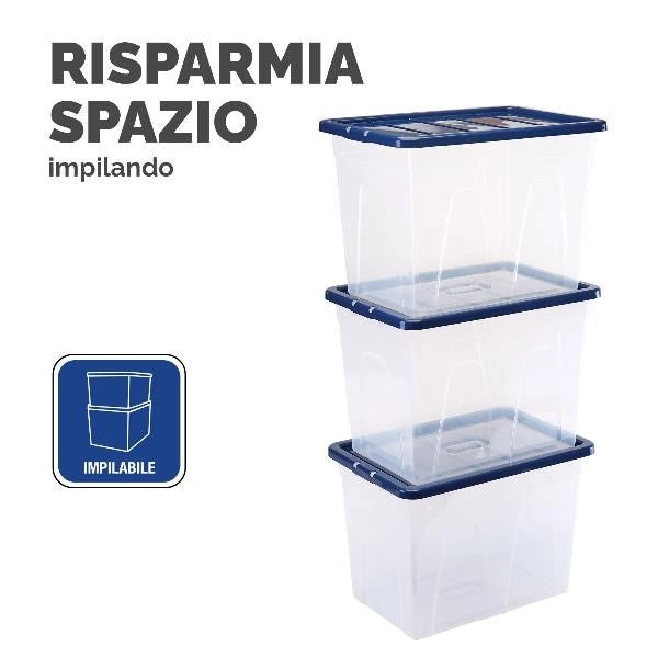 Contenitore plastica coperchio 64l - 100135773