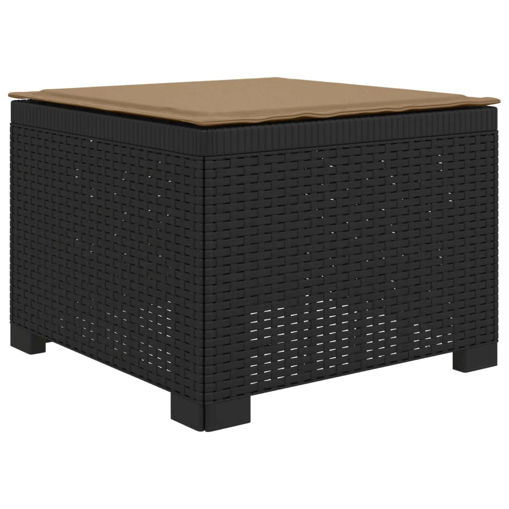 Divano da giardino 4 posti con cuscini aspetto rattan PP 3443944