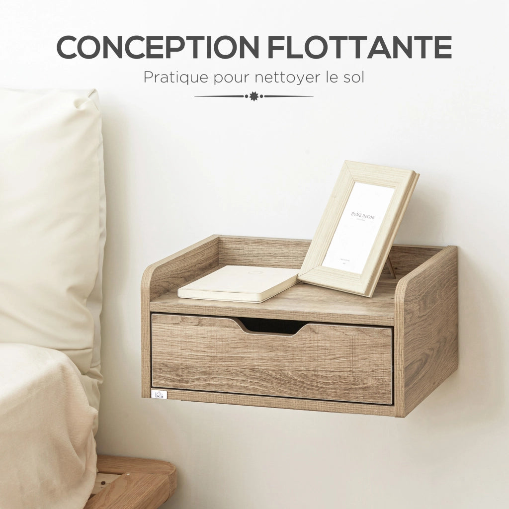 Tavolino da notte sospeso ¨C Minimal ¨C 40x30x19,5 cm