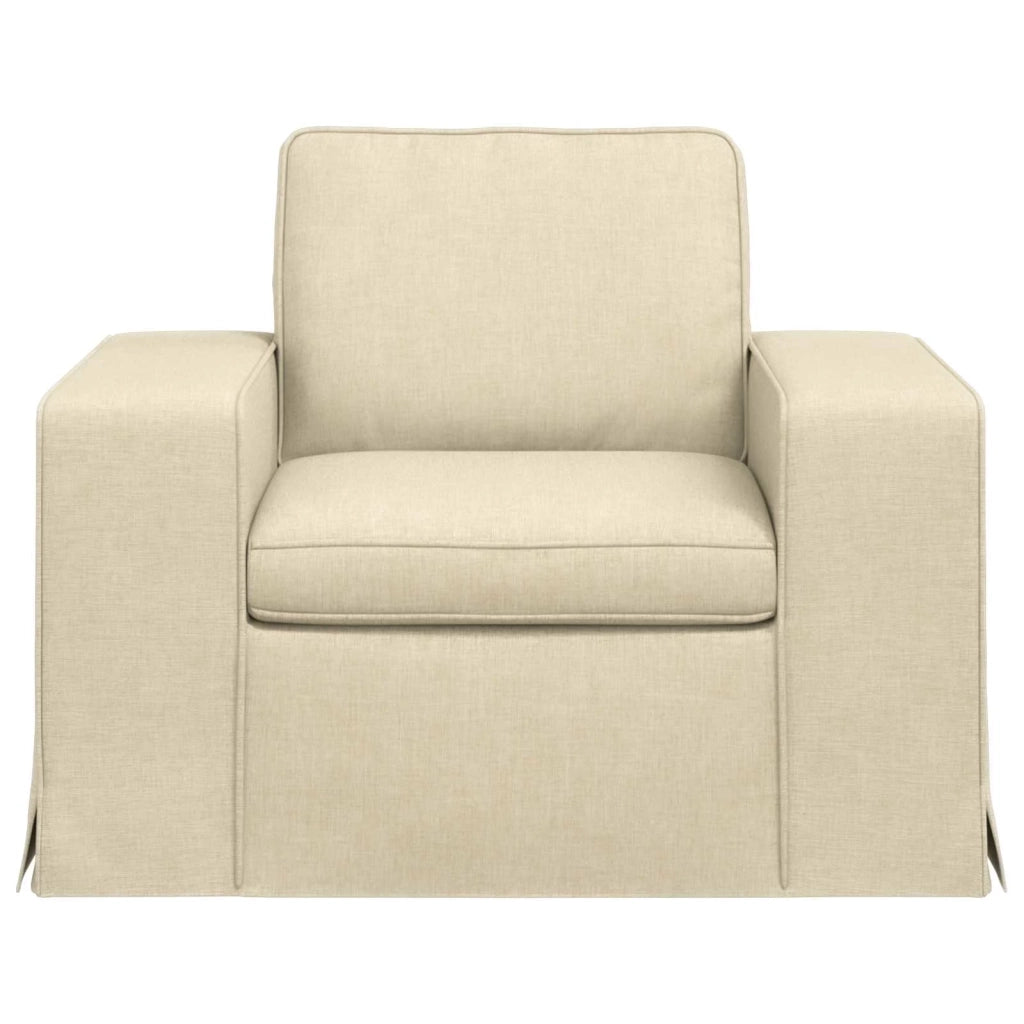 Divano Crema 103 x 80 x 82 cm Tessuto 42024381