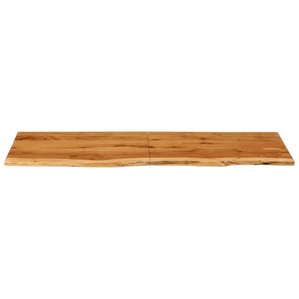 Piano per Vanit¨¤ Bagno in Massello di Acacia 140x52x2,5 cm CFW7429021