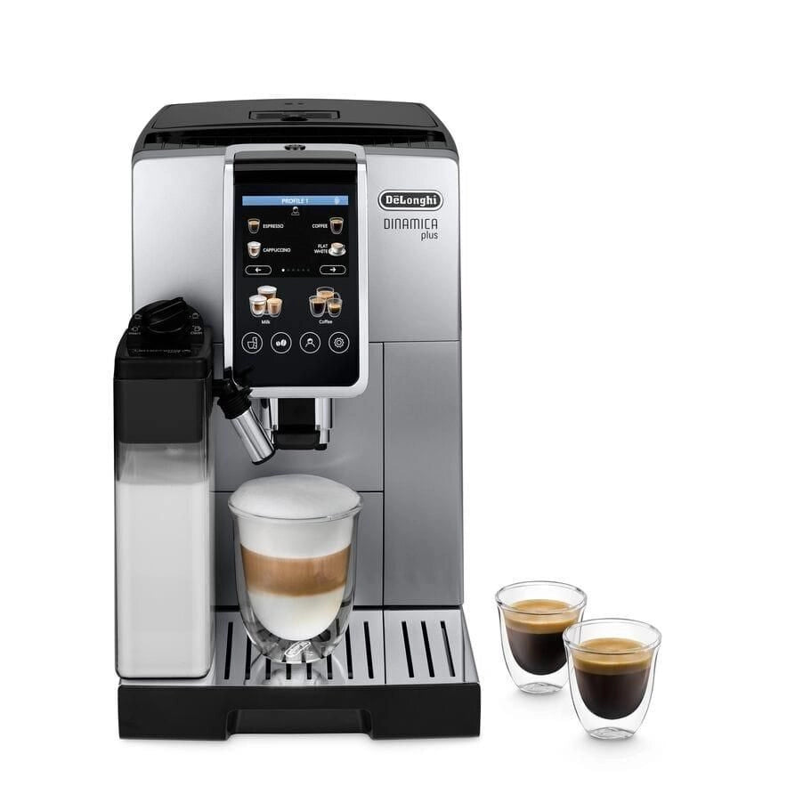 De'Longhi ECAM380.85.SB Dinamica Plus Macchina da caffe' Automatica 1,8 L 15 bar 1450 W LatteCrema Hot 24 bevande colore Nero Argento