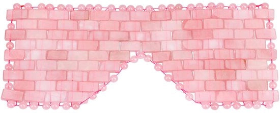 Occhiali da sonno 100% naturali con pietra Jade reale (rosa)
