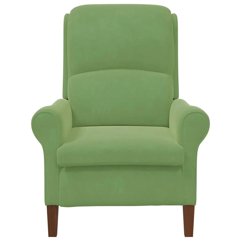 poltrona Verde chiaro 76 x 94 x 102 cm Velluto